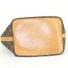 Louis Vuitton petit Noé small model handbag in monogram canvas and natural leather - Detail D5 thumbnail