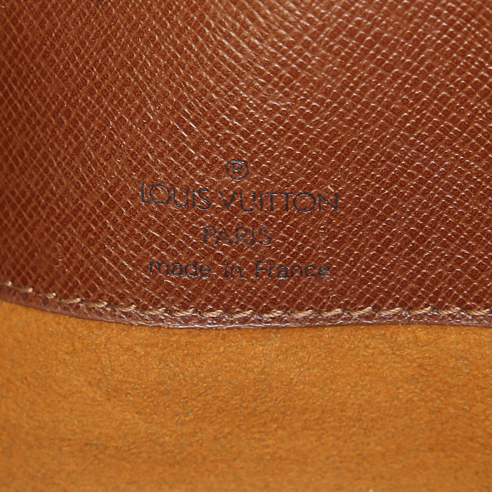 Louis Vuitton Musette large model shoulder bag in monogram canvas and natural leather - Detail D3
