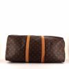 Louis Vuitton Keepall 50 cm travel bag in brown monogram canvas and natural leather - Detail D5 thumbnail
