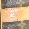 Sac de voyage Louis Vuitton Keepall 50 cm en toile monogram enduite marron et cuir naturel - Detail D5 thumbnail
