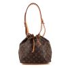 Shopping bag Louis Vuitton petit Noé in tela monogram cerata e pelle naturale - 360 thumbnail