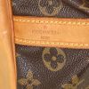 Shopping bag Louis Vuitton petit Noé in tela monogram cerata e pelle naturale - Detail D3 thumbnail