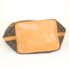 Louis Vuitton petit Noé shopping bag in monogram canvas and natural leather - Detail D5 thumbnail
