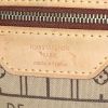 Shopping bag Louis Vuitton Neverfull modello piccolo in tela monogram cerata e pelle naturale - Detail D3 thumbnail