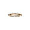 Vintage wedding ring in pink gold and in diamonds - 00pp thumbnail