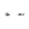 Vintage 1930's pair of cufflinks in platinium,  onyx and diamonds - 00pp thumbnail