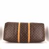 Louis Vuitton Keepall 60 cm travel bag in monogram canvas and natural leather - Detail D2 thumbnail