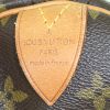 Bolsa de viaje Louis Vuitton Keepall 50 cm en lona Monogram revestida y cuero natural - Detail D3 thumbnail