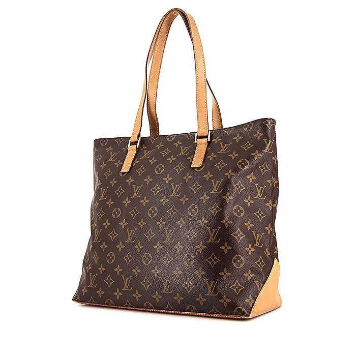 Bolso Cabás Louis Vuitton Mezzo en lona Monogram revestida y cuero natural, RvceShops Revival