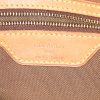 Shopping bag Louis Vuitton Mezzo in tela monogram cerata e pelle naturale - Detail D3 thumbnail