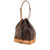 Bolso de mano Louis Vuitton Noé modelo grande en lona Monogram marrón y cuero natural - 00pp thumbnail