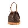 Louis Vuitton Grand Noé shopping bag in brown monogram canvas and natural leather - 00pp thumbnail