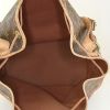 Shopping bag Louis Vuitton Grand Noé in tela monogram marrone e pelle naturale - Detail D2 thumbnail
