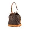 Shopping bag Louis Vuitton Grand Noé modello grande in tela monogram cerata e pelle naturale - 00pp thumbnail