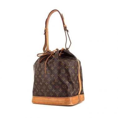Bolso Cabás Louis Vuitton Grand Noé modelo grande en lona Monogram revestida y cuero natural