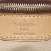 Louis Vuitton petit Bucket shopping bag in brown monogram canvas and natural leather - Detail D3 thumbnail