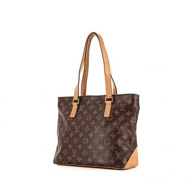 Louis Vuitton Piano shopping bag in monogram canvas and natural leather