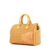 Bolso de mano Louis Vuitton Speedy 25 cm en cuero Epi amarillo - 00pp thumbnail
