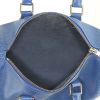 Bolso de mano Louis Vuitton Speedy 25 cm en cuero Epi azul - Detail D2 thumbnail