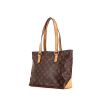 Shopping bag Louis Vuitton Piano in tela monogram e pelle naturale - 00pp thumbnail