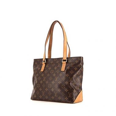 Bolso Cabás Louis Vuitton Piano en lona Monogram revestida y cuero natural