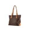 Louis Vuitton Piano shopping bag in brown monogram canvas and natural leather - 00pp thumbnail