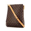 Louis Vuitton Musette large model shoulder bag in monogram canvas and natural leather - 00pp thumbnail