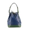 Louis Vuitton Grand Noé large model handbag in blue and green bicolor epi leather - 360 thumbnail