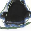 Louis Vuitton Grand Noé large model handbag in blue and green bicolor epi leather - Detail D2 thumbnail