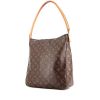 Louis Vuitton Looping large model handbag in brown monogram canvas and natural leather - 00pp thumbnail