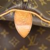 Bolsa de viaje Louis Vuitton Keepall 50 cm en lona Monogram revestida y cuero natural - Detail D4 thumbnail