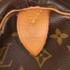 Sac de voyage Louis Vuitton Keepall 45 en toile monogram marron et cuir naturel - Detail D3 thumbnail