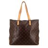 Bolso Cabás Louis Vuitton  Piano en lona Monogram revestida marrón y cuero natural - 360 thumbnail