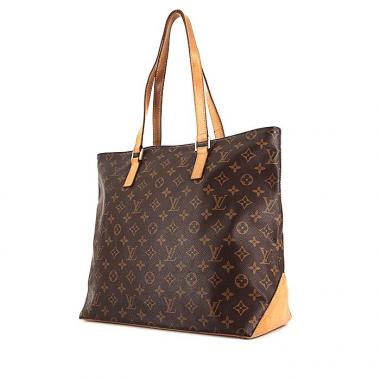Shopping bag Louis Vuitton Mezzo in tela monogram cerata e pelle naturale