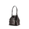 Louis Vuitton petit Noé small model shopping bag in black epi leather - 00pp thumbnail