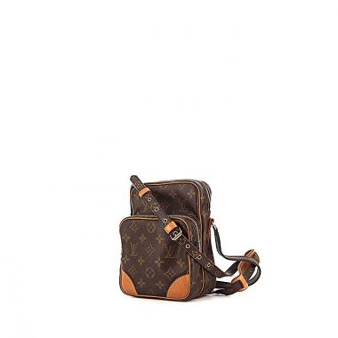 Bolso bandolera Louis Vuitton Amazone en lona Monogram revestida y cuero natural