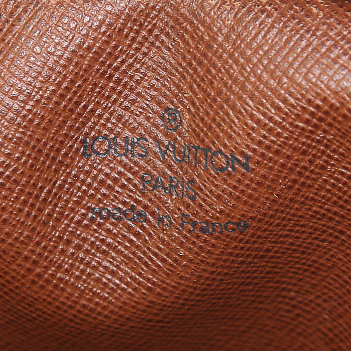 Borsa a tracolla Louis Vuitton Danube in tela monogram e pelle naturale - Detail D3