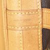 Shopping bag Louis Vuitton Grand Noé in tela monogram cerata e pelle naturale - Detail D4 thumbnail