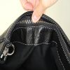 Bolso para llevar al hombro Chloé Paddington en cuero granulado negro - Detail D3 thumbnail