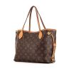 Louis Vuitton Neverfull small model shopping bag in monogram canvas and natural leather - 00pp thumbnail