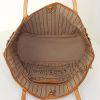 Shopping bag Louis Vuitton Neverfull modello piccolo in tela monogram e pelle naturale - Detail D2 thumbnail