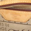 Shopping bag Louis Vuitton Neverfull modello piccolo in tela monogram e pelle naturale - Detail D3 thumbnail