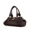 Chloé Paddington medium model handbag in brown grained leather - 00pp thumbnail