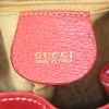 Sac à dos Gucci Bamboo en daim rouge et cuir rouge - Detail D3 thumbnail