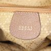 Mochila Gucci Bamboo en ante marrón y cuero marrón - Detail D3 thumbnail