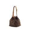 Louis Vuitton petit Noé small model handbag in brown monogram canvas and natural leather - 00pp thumbnail