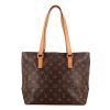 Louis Vuitton  Piano shopping bag  in brown monogram canvas  and natural leather - 360 thumbnail