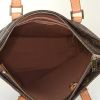 Louis Vuitton  Piano shopping bag  in brown monogram canvas  and natural leather - Detail D2 thumbnail
