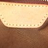 Shopping bag Louis Vuitton  Piano in tela monogram marrone e pelle naturale - Detail D3 thumbnail
