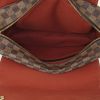 Louis Vuitton Naviglio shoulder bag in brown damier canvas and brown leather - Detail D2 thumbnail